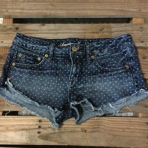 American Eagle polka dot shorts